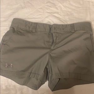 Retro green under armour shorts